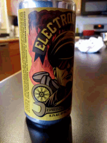 electron brown ale drink bottle spin