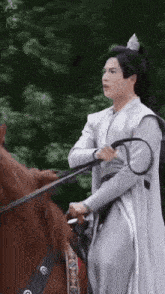 Zhanglinghe Horse Riding 张凌赫 GIF