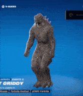 a video game character is dancing in a video game .