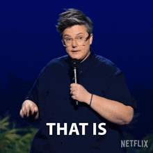 That Is Irrelevant To Me Hannah Gadsby GIF - That Is Irrelevant To Me Hannah Gadsby Hannah Gadsby Something Special GIFs