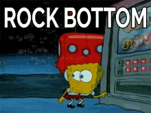 Rock Bottom GIF - Spongebob GIFs