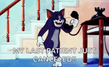 tom and jerry tom phone call happy
