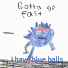 Sonic Gotta Go Fast GIF - Sonic Gotta Go Fast I Have Blue Balls GIFs