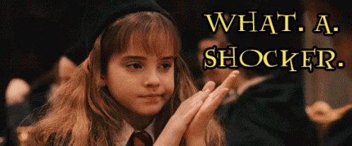 What. A. Shocker. - Harry Potter GIF – Shocker Shocked Harry Potter ...
