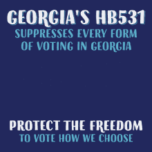 Georgias Hb531 Georgia GIF - Georgias Hb531 Georgia Suppresses Every Form Of Voting GIFs