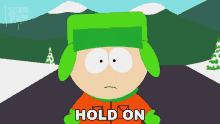 Hold On Kyle Broflovski GIF - Hold On Kyle Broflovski South Park GIFs
