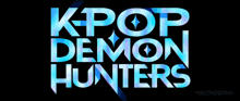 a logo for kpop demon hunters is shown