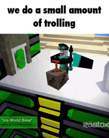 Roblox We Do A Little Trolling GIF - Roblox We Do A Little Trolling Old Roblox GIFs