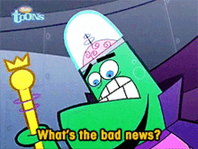 The Fairly Oddparents King Gripullon GIF - The Fairly Oddparents King Gripullon Whats The Bad News GIFs