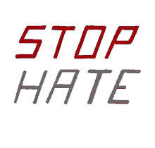 stop hate stop hatred stop hate please pkease stop hate gandhi