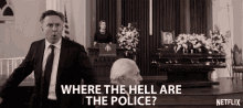 Where The Hell Are The Police Jake Weber GIF - Where The Hell Are The Police Jake Weber Barry Walker GIFs