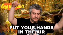Put Your Hands In The Air Ethan Klein GIF - Put Your Hands In The Air Ethan Klein H3podcast GIFs