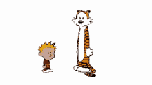 Calvin And Hobbes Friends GIF - Calvin And Hobbes Friends Dancing GIFs