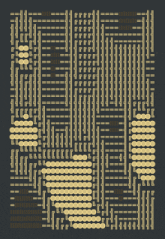 a grid of squares and circles with the numbers 8888