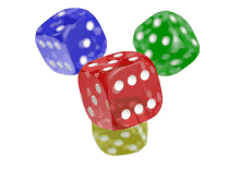 colors roll the dice