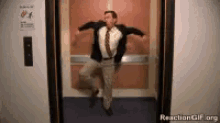 Elevator Ed Helms GIF - Elevator Ed Helms Dancing GIFs