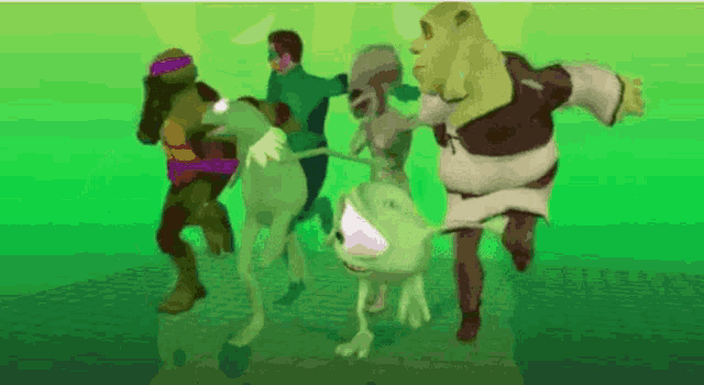 Shrek dançando - Shrek dançando os melhores hits do Brasil