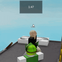 a screenshot of a video game with the time 1:46 on the screen