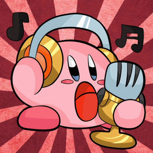 Kirby Music GIF - Kirby Music Headphones - Discover & Share GIFs