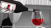 Gentlemen Wine GIF - Gentlemen Wine Wine Anime GIFs