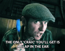 The Only Craic Youll Get Is A Slap In The Ear Hit In The Air GIF - The Only Craic Youll Get Is A Slap In The Ear Hit In The Air Music Video GIFs