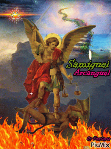San Miguel Arcangel GIF - San Miguel Arcangel Angel - Discover & Share GIFs