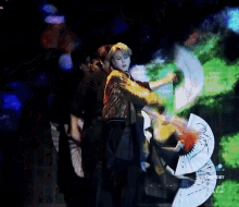 지민 부채춤 춤 부채 방탄소년단 방탄 GIF - Jimin Fan Dance Fan GIFs