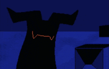 a cartoon of a shadow and a sonic kissing each other on a blue background .