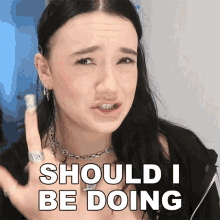 Should I Be Doing This Again Fiona Frills GIF - Should I Be Doing This Again Fiona Frills Fionalfrills Vlogs GIFs