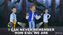 I Can Never Remember How Evil We Are Reagan Ridley GIF - I Can Never Remember How Evil We Are Reagan Ridley Brett Hand GIFs