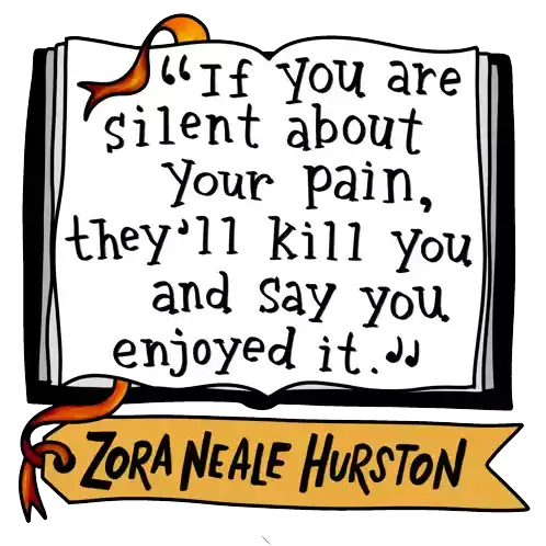 Zora Zora Neale Hurston Sticker - Zora Zora Neale Hurston Author Stickers