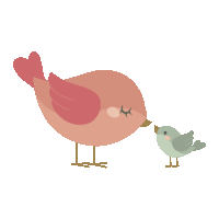 Mother Bird Sticker
