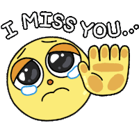Covid Miss You Sticker - Covid Miss You Missing You Stickers