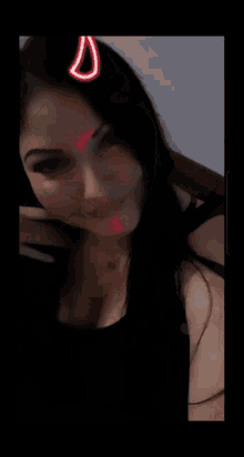 Diablita Selfie GIF - Diablita Selfie Horn GIFs