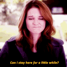 Greys Anatomy April Kepner GIF - Greys Anatomy April Kepner Can I Stay Here For A Little While GIFs