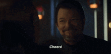 Cheers Will Riker GIF - Cheers Will Riker Star Trek Picard GIFs