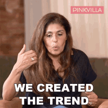 We Created The Trend Anaita Shroff GIF - We Created The Trend Anaita Shroff Pinkvilla GIFs
