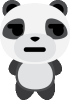 No Expression Panda Sticker - No Expression Panda Stickers