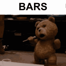 Rapping Bars GIF - Rapping Bars Bear GIFs