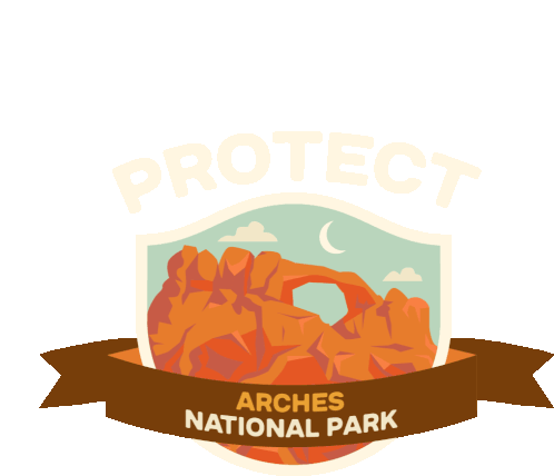 Protect More Parks Camping Sticker - Protect More Parks Camping Protect Arches National Park Stickers