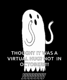 Ghost Spooky GIF - Ghost Spooky Black And White GIFs