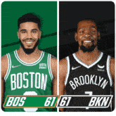 Boston Celtics (61) Vs. Brooklyn Nets (61) Half-time Break GIF - Nba Basketball Nba 2021 GIFs