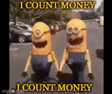 I Count Money Yeat Minions Yeat GIF - I Count Money Yeat Minions Yeat Minions GIFs