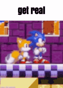 Sonic Get Real GIF
