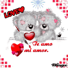Teddy Bear Te Amor GIF - Teddy Bear Te Amor Mi Amor GIFs