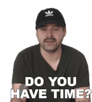Do You Have Time Jared Dines Sticker - Do You Have Time Jared Dines Are You Free Stickers
