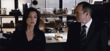 Melinda May Phil Coulson GIF - Melinda May Phil Coulson Agents Of Shield GIFs