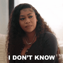 I Don'T Know Florence El Luche GIF - I Don'T Know Florence El Luche Love & Hip Hop Miami GIFs