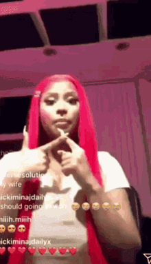 Nicki Minaj Red Hair GIF - Nicki Minaj Red Hair GIFs