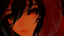 a close up of a girl 's face with the number 0 visible